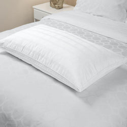 Princess Down Feather Pillow on top of bed